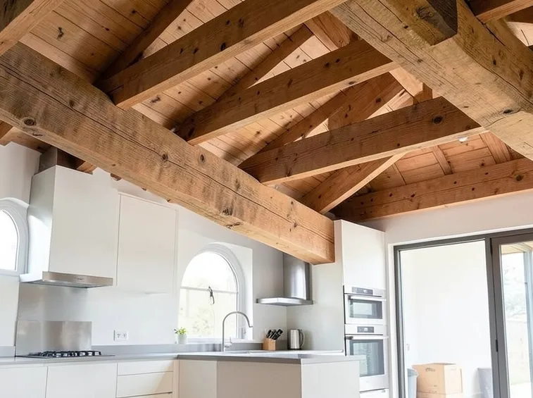 travi in legno edilizia moderna