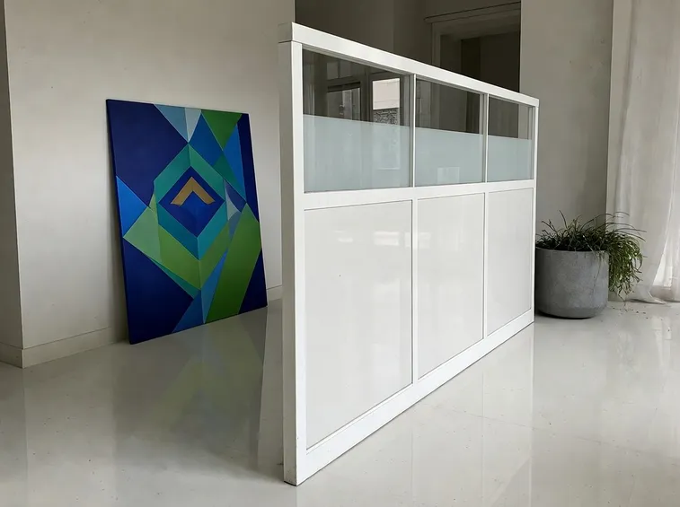 Parete interna in PVC lavorato