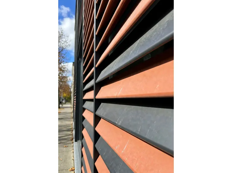 Particolare facciata ventilata