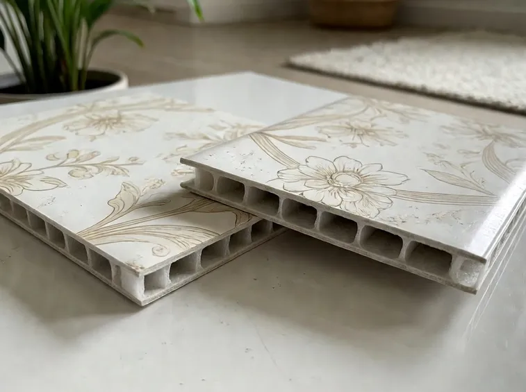 Pannello in pvc per pareti decorato