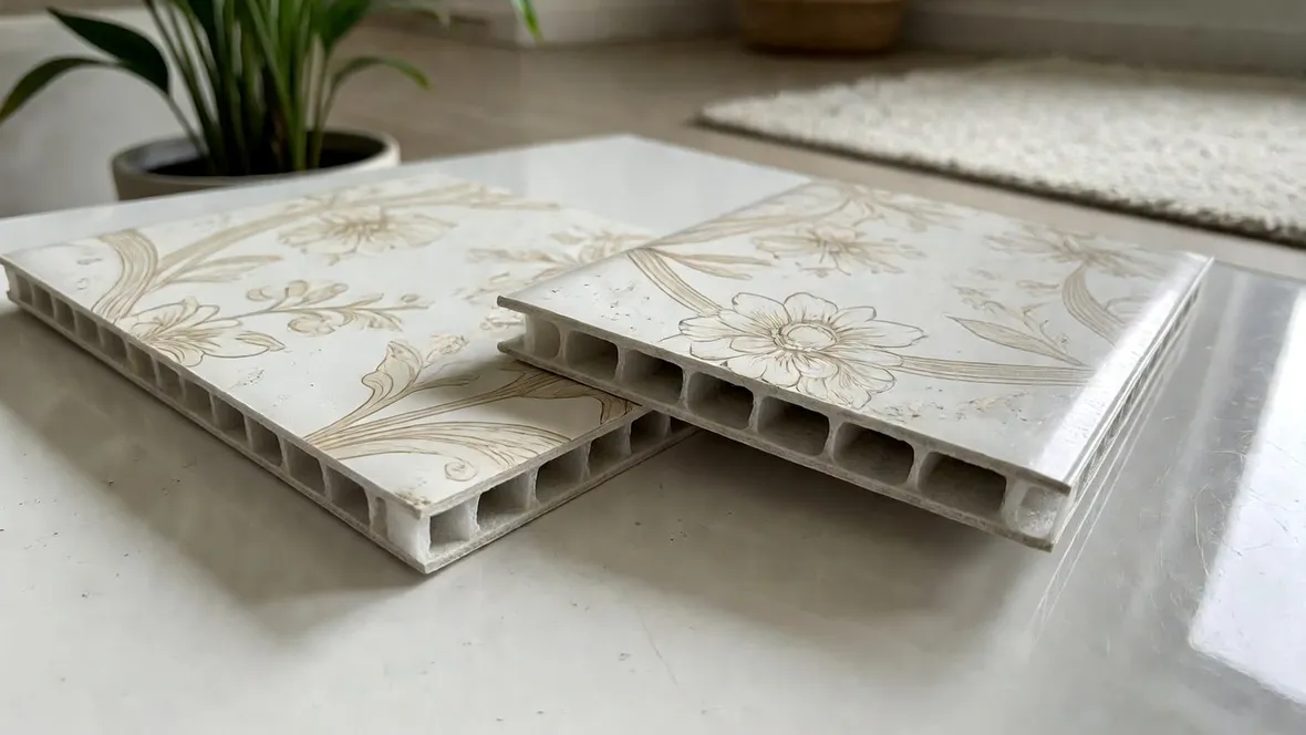 Pannello in pvc per pareti decorato