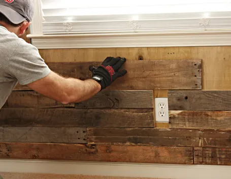 Rivestimento parete legno