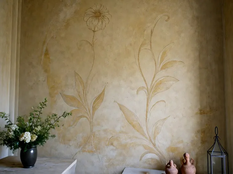 esempio di affresco decorativo