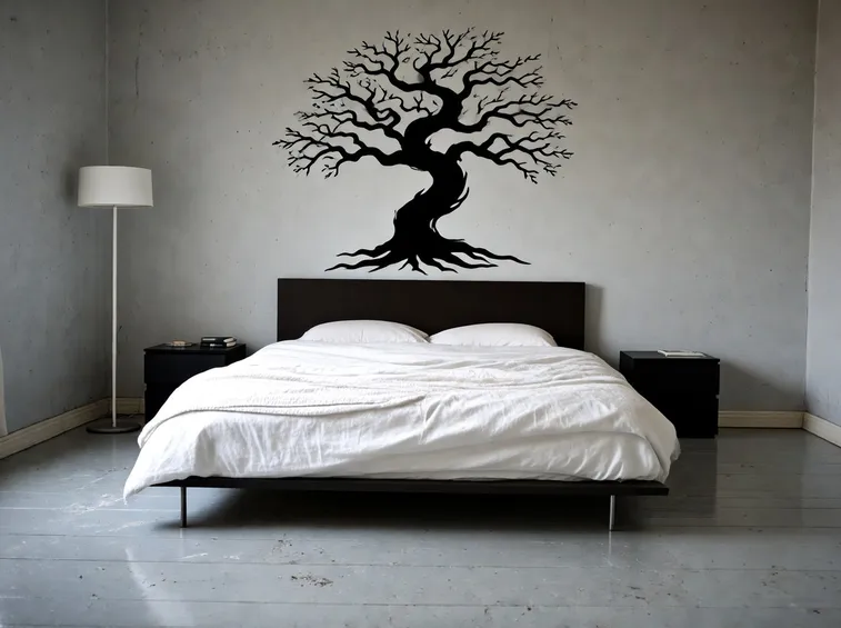 Decorazione murale con sticker