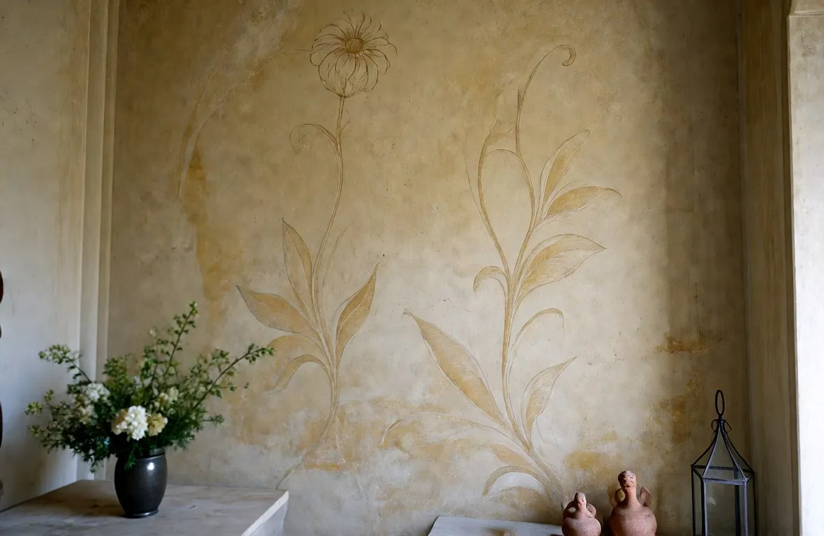 esempio di affresco decorativo