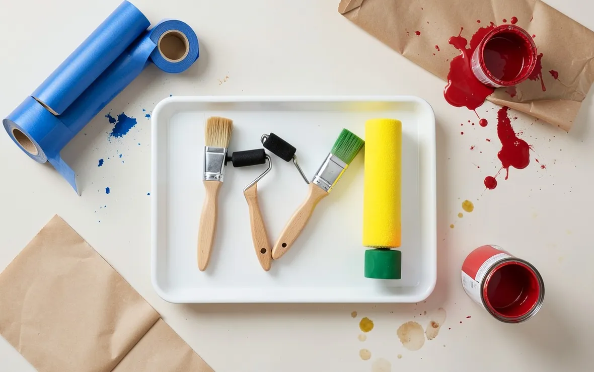 Attrezzatura necessaria per la pittura