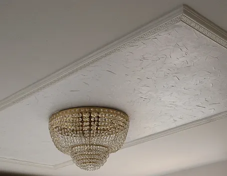 Soffitto con pittura ai silicati