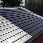 Tetto con tegole fotovoltaiche