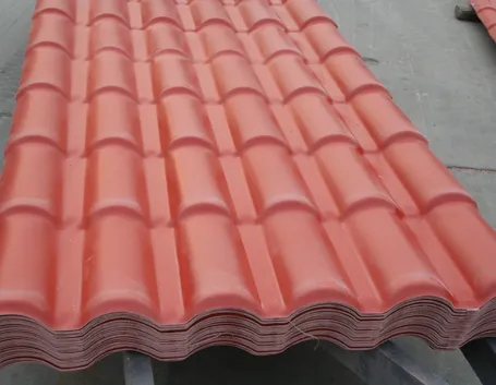 Esempio di tegole in plastica