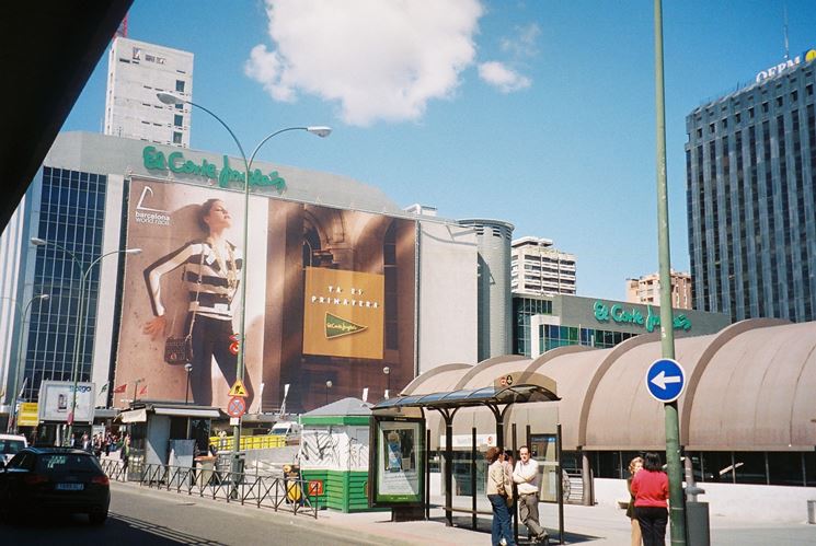 I grandi negozi presenti nel El Corte Ingles