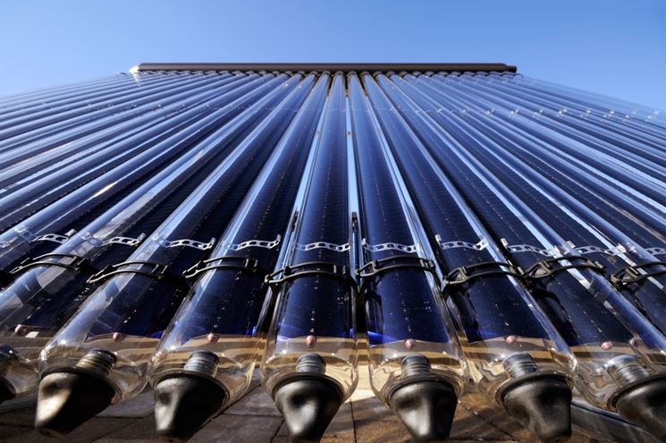 pannelli solari sottovuoto su tetto