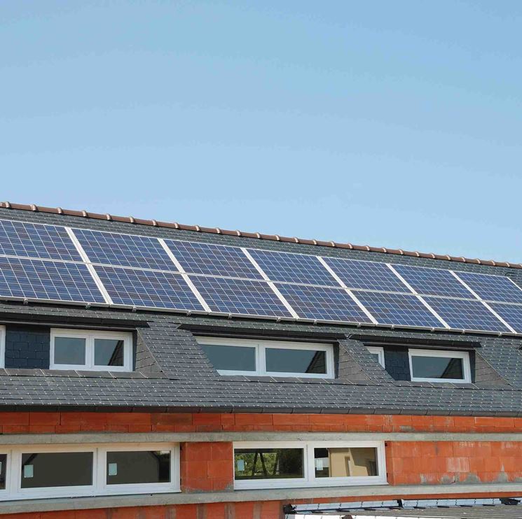 Impianto fotovoltaico tetto