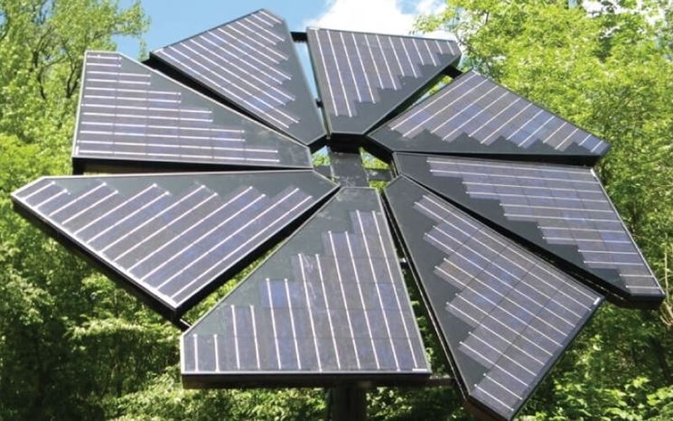 Un progetto fotovoltaico a forma di fiore