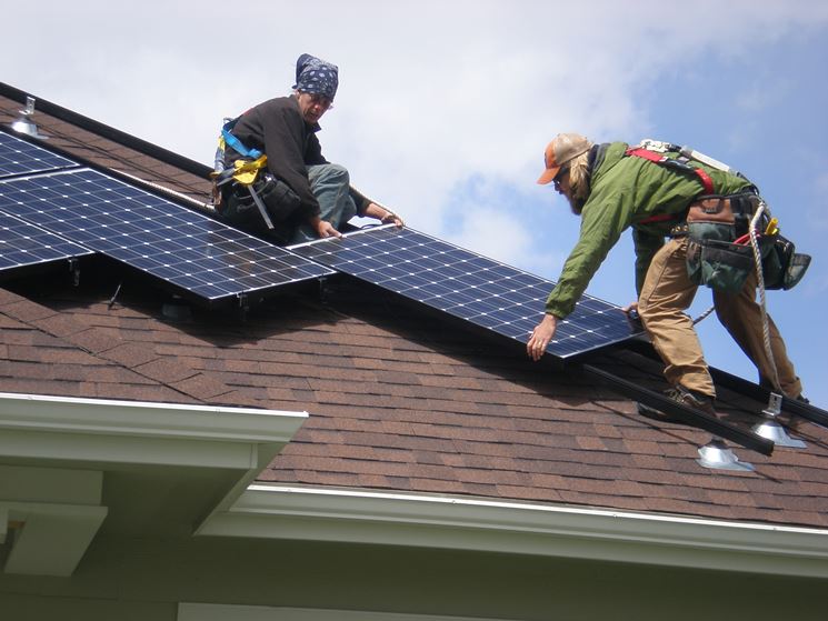 Montaggio impianto fotovoltaico