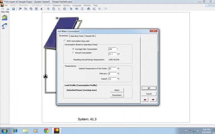 T*SOL simulation program