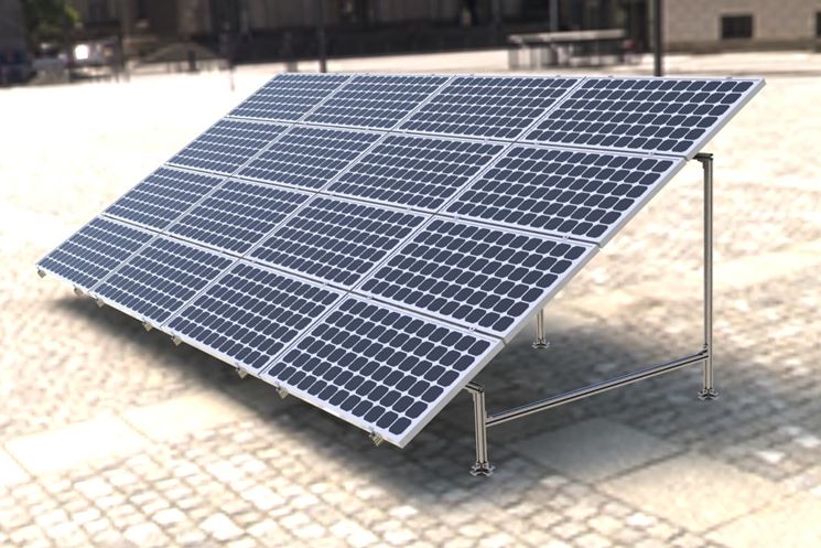 Sostegno pannello fotovoltaico