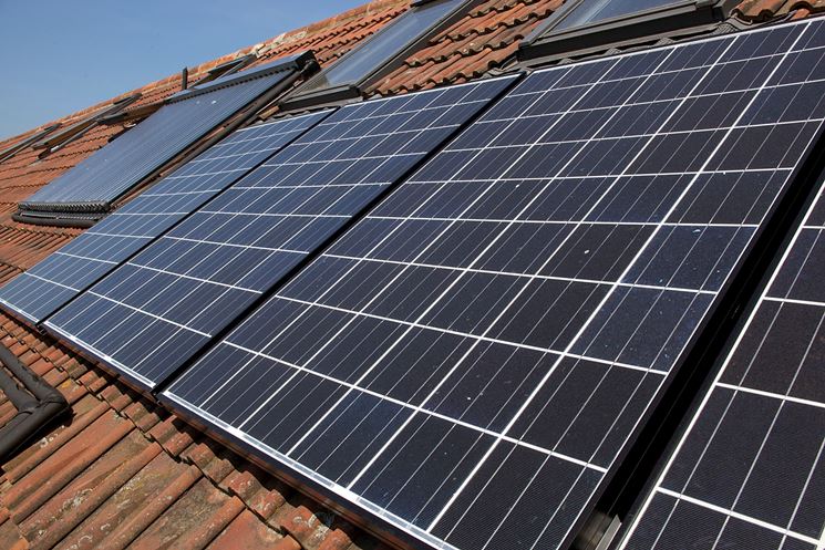 Esempio di pannelli fotovoltaici