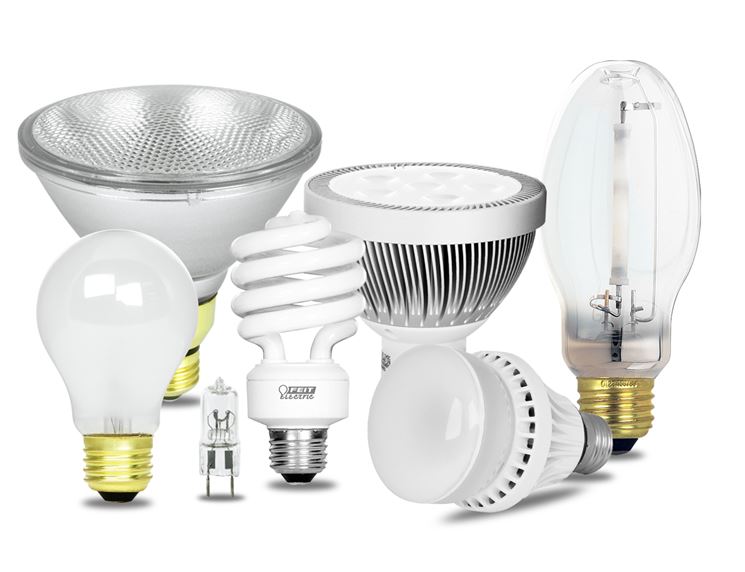 Differenti tipologie di lampadine