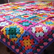 Coperta granny square