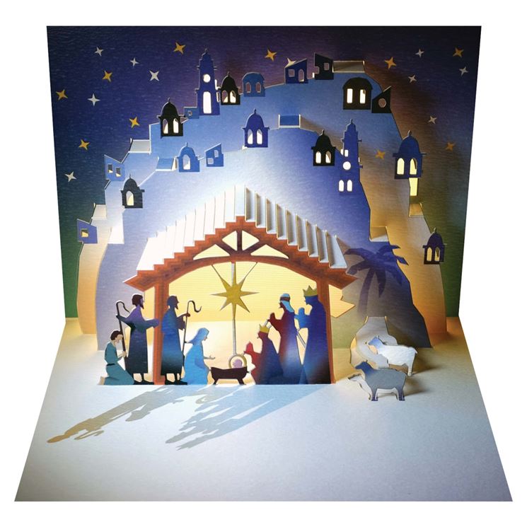 Presepe di carta Pop Up