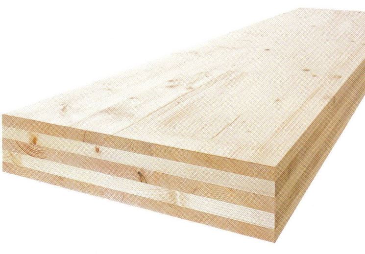 Esempio di legno multistrato