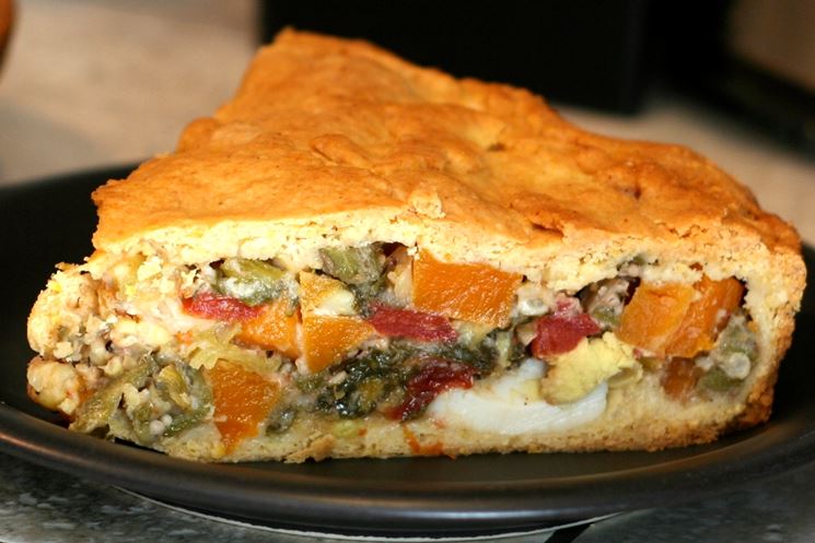 Torta rustica con verdure