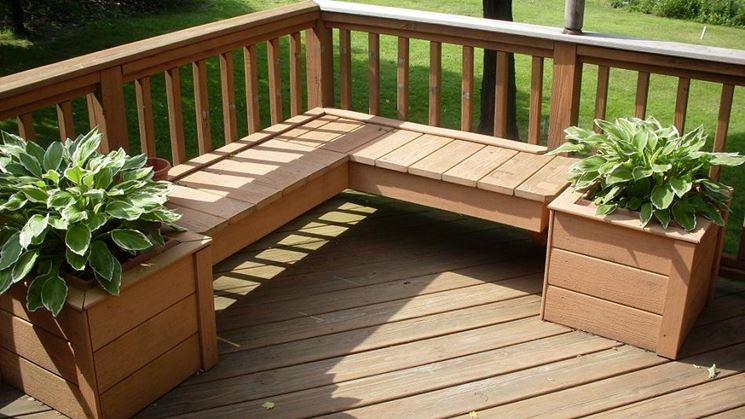 Fioriera In Legno Per Balcone E Giardino | Palissandro | Già Montata Con Vasetto Interno | 17x22 Cm
