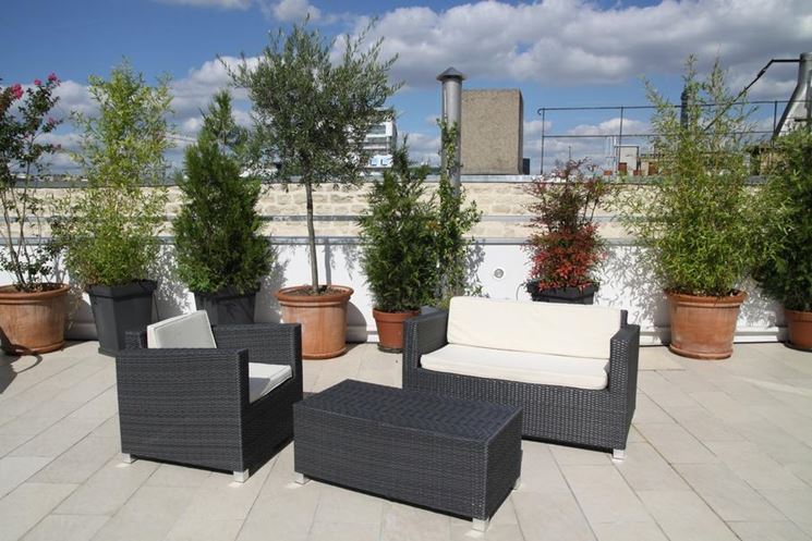 Arredamento per terrazzo 