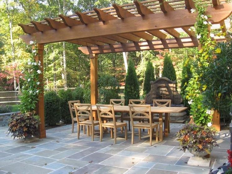 pergola in legno