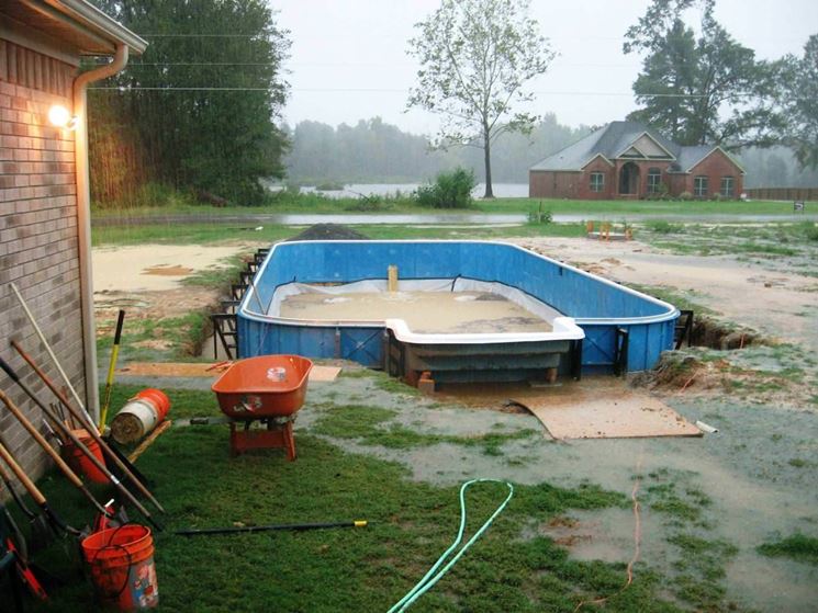 Costruzione piscina