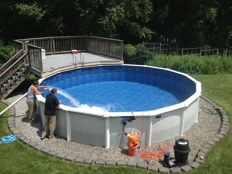 Esempio di piscine fuori terra