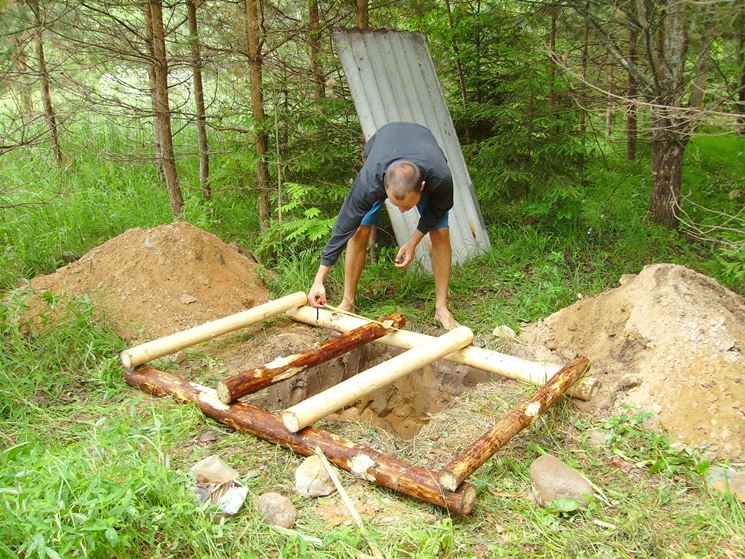 costruzione di una casetta in legno