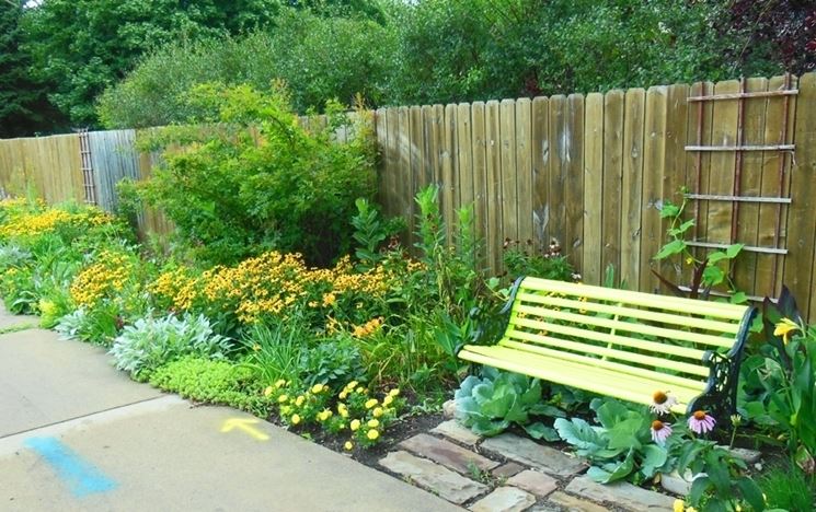 giardino realizzato con la guerrilla gardening