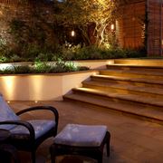 Giardino illuminato con led