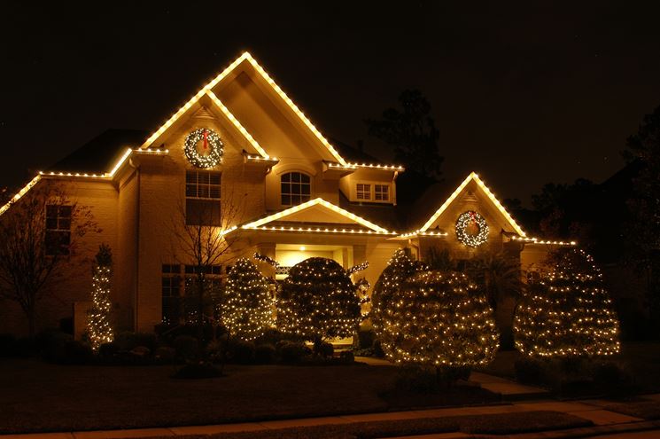 Luci Di Natale Da Esterno.Luci Di Natale Da Esterno Lampade Da Giardino Luci Natalizie Per Esterno