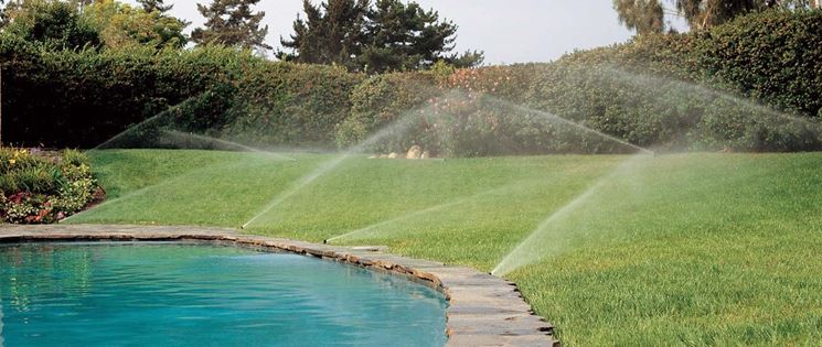 Irrigazione di un giardino
