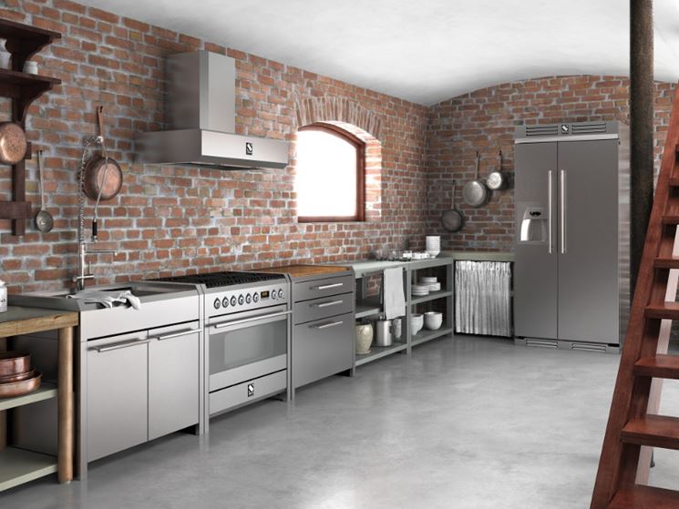 cucina moderna free standing