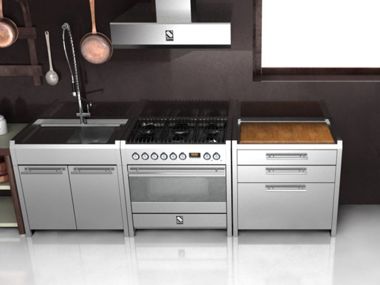 Cucina free standing moderna