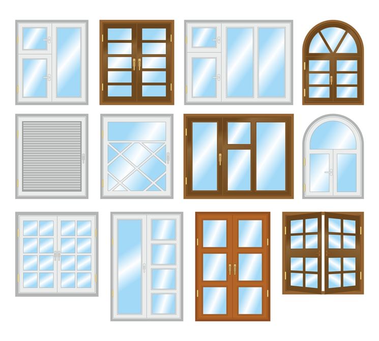 Differenti tipologie di finestre