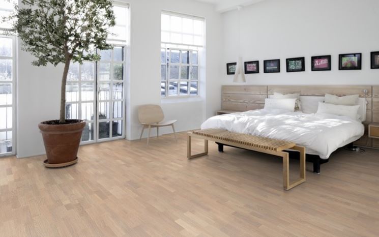 Parquet in bamboo zona notte