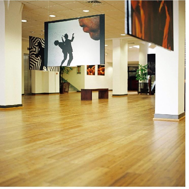 Parquet di bamboo orizzontale