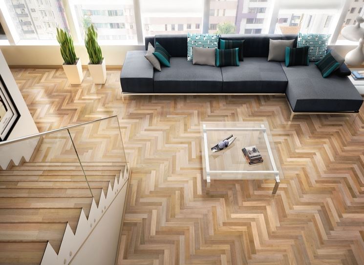 Parquet prefinito con posa flottante