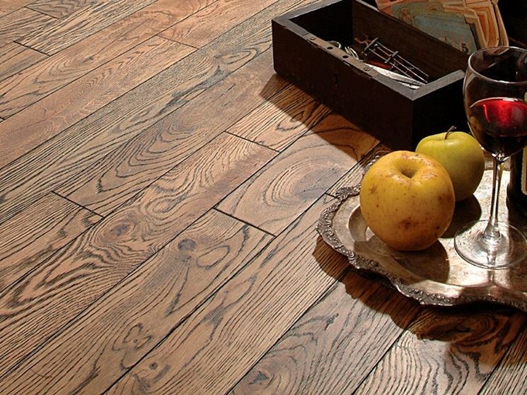 Parquet rovere spazzolato