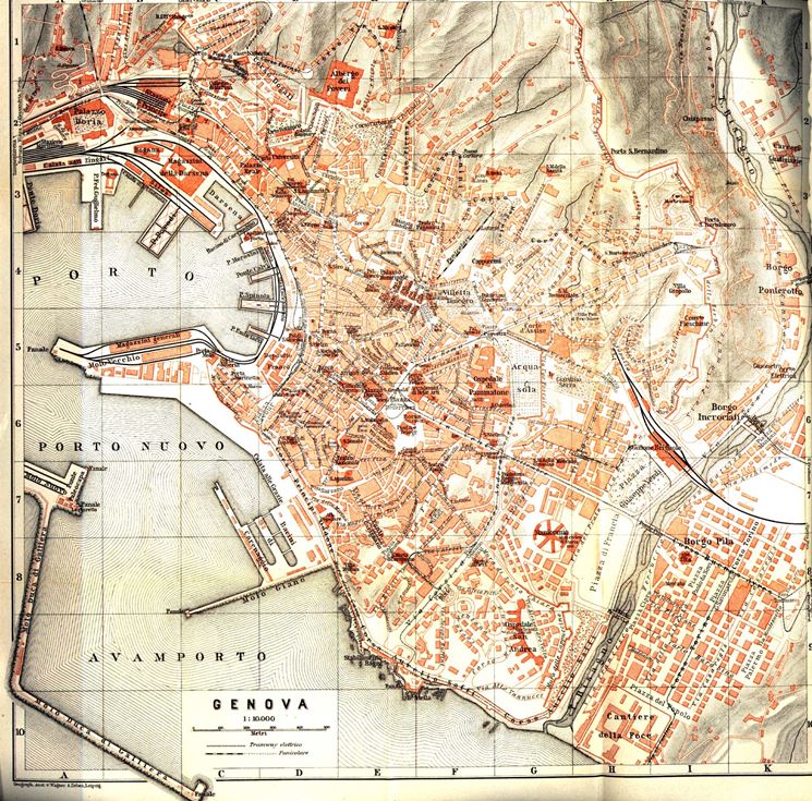 Mappa di Genova