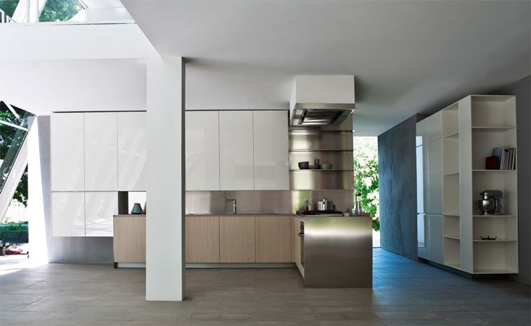 Cucina a penisola arredamento progettare una cucina a penisola Lampade per penisole