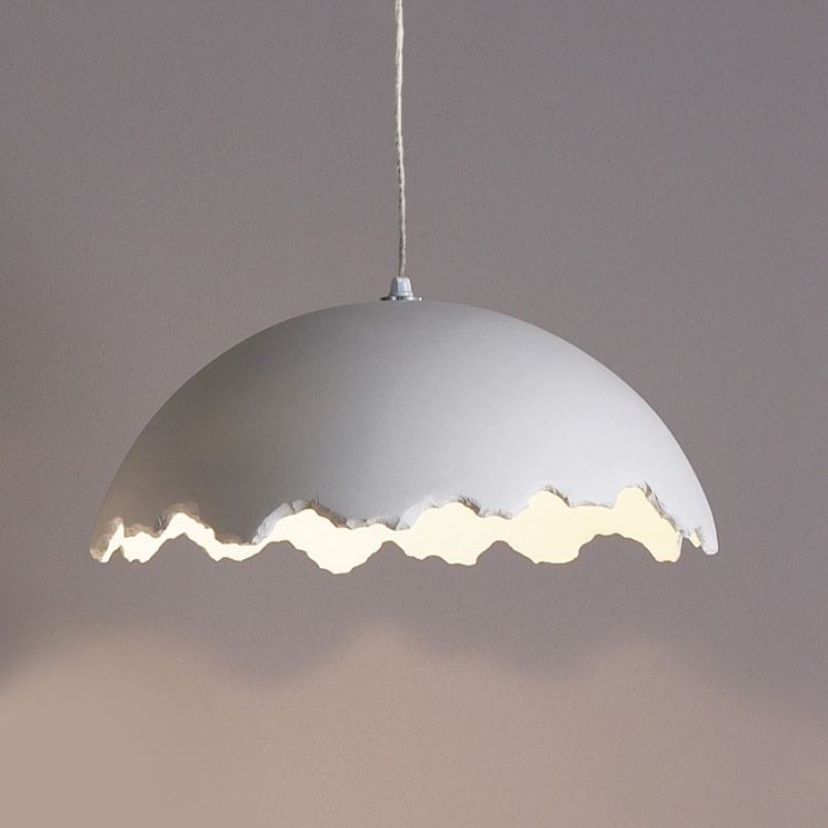 Lampadario ceramica