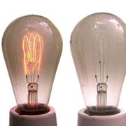 Primi modelli di lampadine a incandescenza