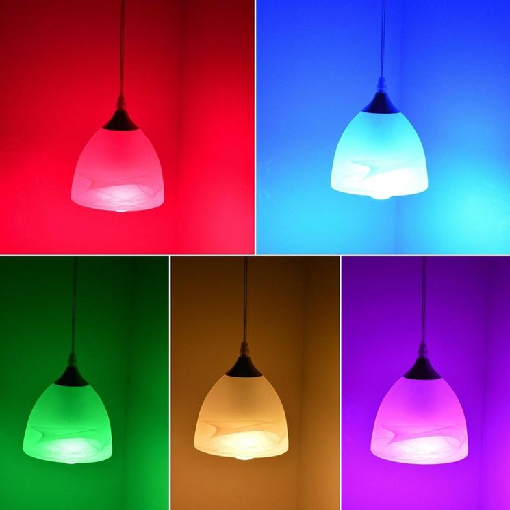 Lampade a led a colori