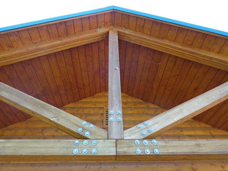 Copertura tetto in legno