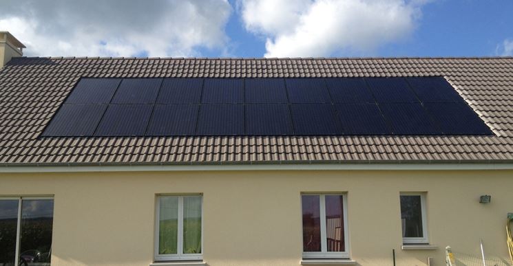 Tetto fotovoltaico integrato